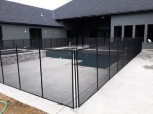 4’ Tall Life Saver Pool Fence installed in Edmond, Oklahoma