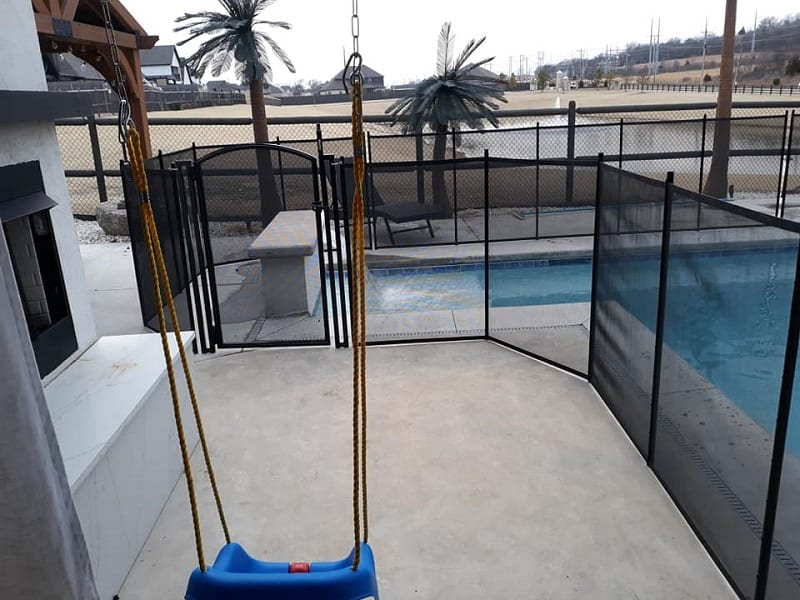 Life Saver Pool Fence installed in Oklahoma City