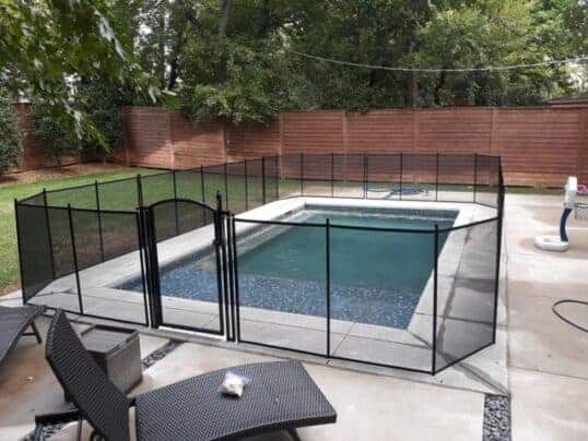 child pool safety fence installed in Choctaw, OK
