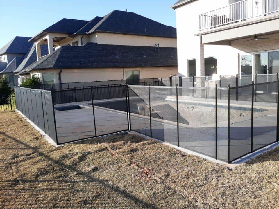 Edmond pool fence installation