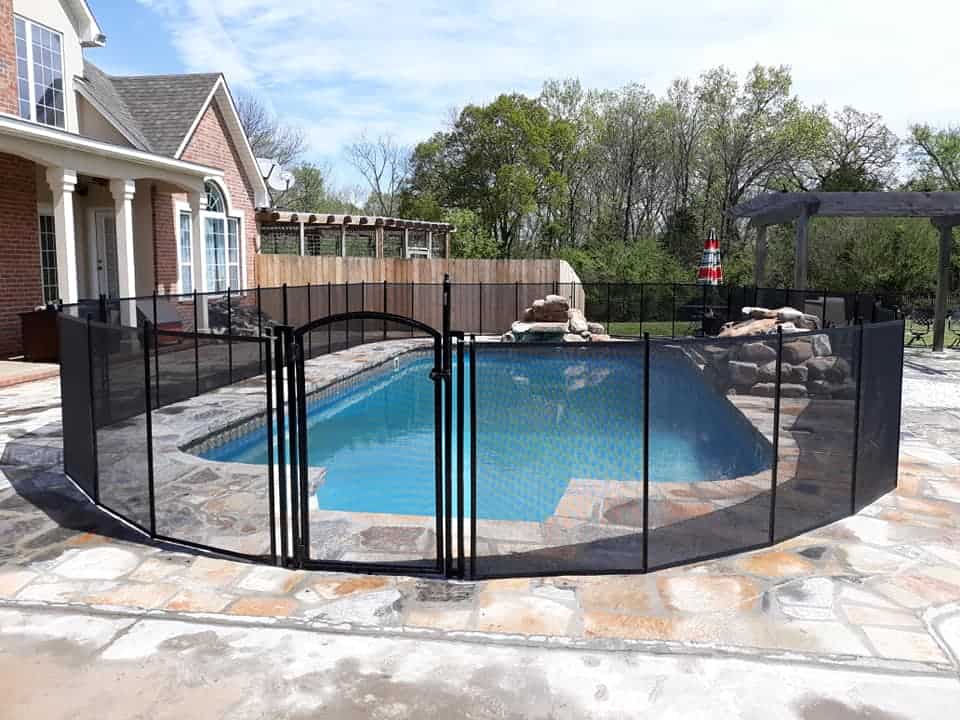 Life Saver Pool Fence installed in Piedmont, OK