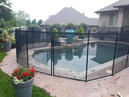removable mesh pool fence Cleveland County, OK