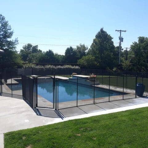 child pool safety fence installed in Blanchard, OK