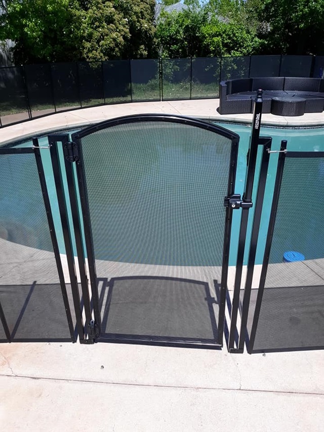 arched pool gate in Oklahoma City, OK