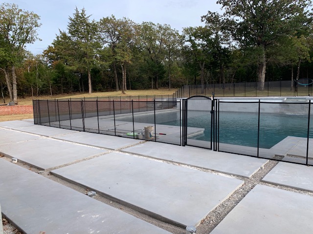 Life Saver Pool Fence gate installed in Edmond, OK